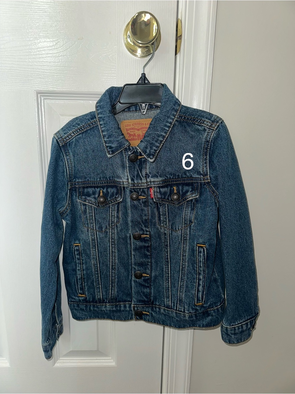 Levi's Kids Blue Denim Jacket with Chest Pockets